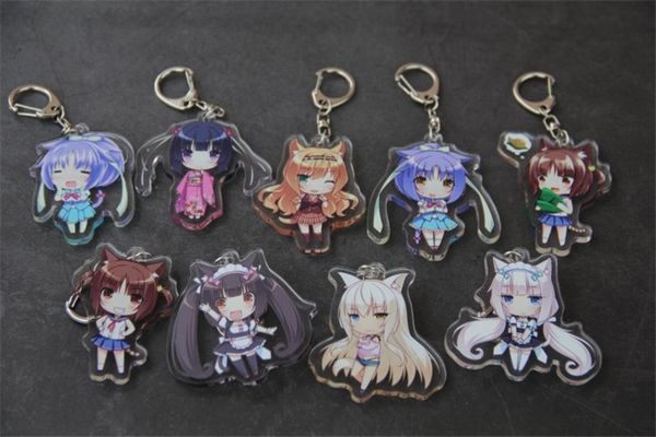 

Аниме Nekopara шоколада ванили акриловые брелок брелок косплей брелок кулон косплей