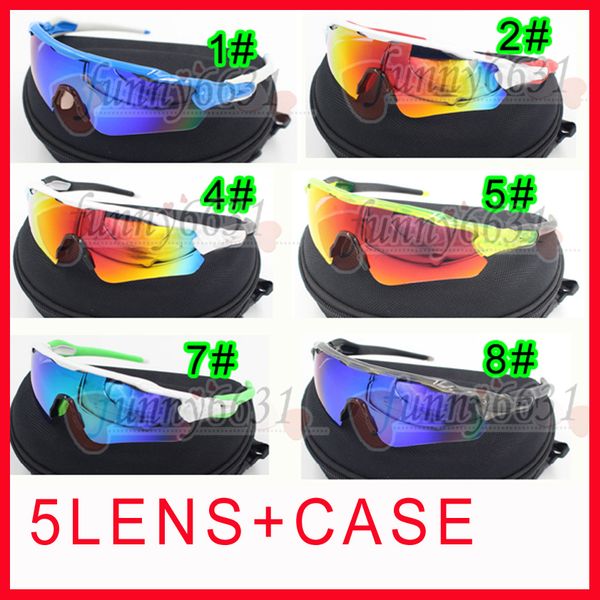 

summer brand design man polarized tr90 material wind glasses women outdoor sport cycling eyewear driving glass 14colors 5lens ing, White;black
