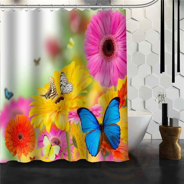 

custom butterfly new unique design creative home bathroom shower curtain beautiful for your family curtains for bath