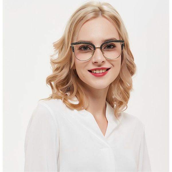 

mincl /fashion women glasses frame men eyeglasses frame vintage round clear lens glasses optical spectacle with box, Silver