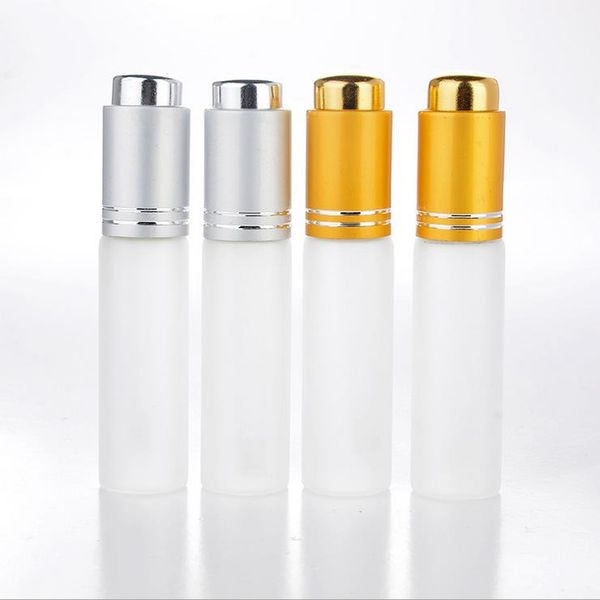 

Portable 20ml mini fro ted gla refillable perfume bottle empty co metic parfum vial with dropper dhl hipping