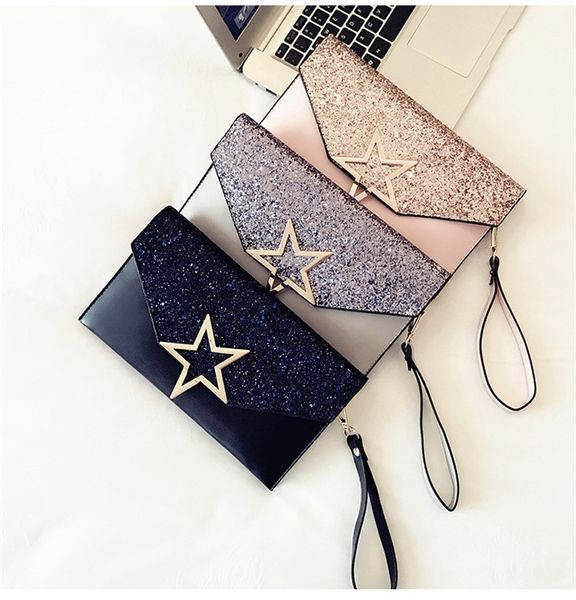 

женский клатч блестками сумки мода дикий сумки