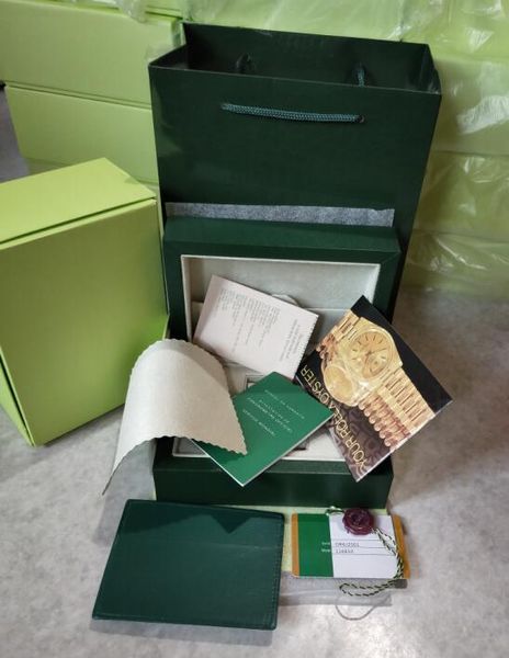 

Мужские для ROLEX часы Box оригинальный зеленый деревянный футляр внутренний внешний унисекс женские 116610 завод 116660 люксовый бренд 116713 мужские часы коробки