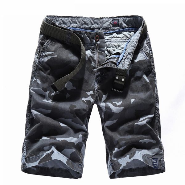 

2018 summer new camouflage mens cargo shorts good quality pure cotton zomer korte broek, White;black