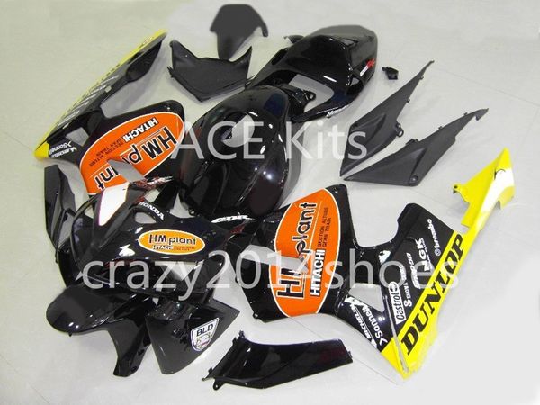 

motorcycle fairing kit for honda cbr600rr 05 06 cbr 600rr f5 2005 2006 cbr600 abs black fairings set+3gifts ss19