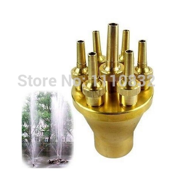 

factory direct new product 2.0" dn50 brass 2 central upright straight on the fountain nozzle