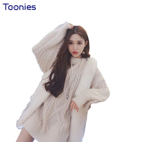 

loose-fitting pullovers pure color sweater women sweater, Black