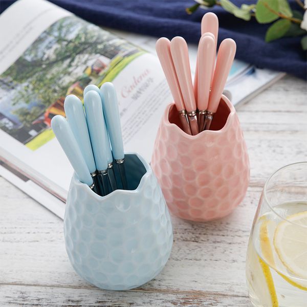

ceram fruit cup fork spoons coffe cup travel mug tableware decor
