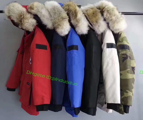 

Sale men 039 100 canada brand men goo e down jacket long tyle 8color x xxl, Black