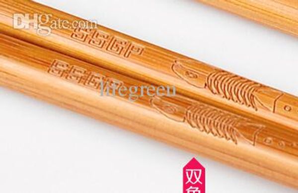 

wholesale-old and natural bamboo bamboo chopsticks no wax high-grade family patterns or designs on woodwork mouldproof 003