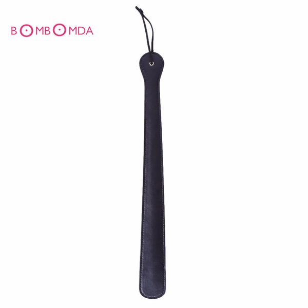 Coppie Flogger Fruste Sesso Lungo Nero Mano Pat Vibrating Spanking Paddle Slave Flogger Flirtare Giochi Per Adulti Coppie Sex Toys S1024