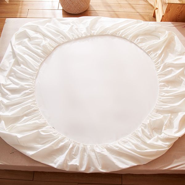 

fitted sheet with an elastic band solid white bed sheets linen bedspread 100%cotton mattress cover lovely princesses bedding