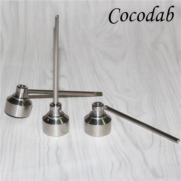 Domeless Titanium nail titanium Ti Nail 14 мм 18 мм мужской женский Carb Cap Dabber класс 2 против кварцевые ногти стекло водопровод бонг