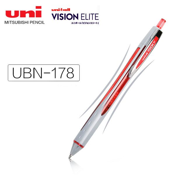 

1 piece japan uni ubn-178 gel pen 0.8mm sign pen press type 3 colors option
