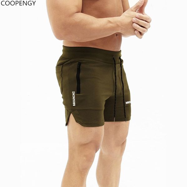 

brand summer mens shorts fitness fashion casual gyms joggers workout bodybuilding brand short pants sweatpants, White;black