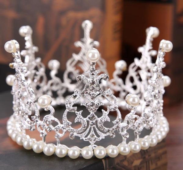 

new crown, small crown, bridal headwear princess crown wedding accessories, Silver