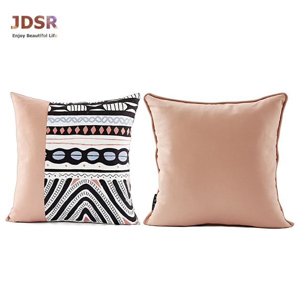 Jdsr Cotton Home Pillowcase Decorative Office Throw Pillow Cover