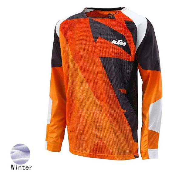 

sptgrvo 2019 winter downhill jersey motorcycle jersey thermal fleece long sleeve cycling ropa mtb bicycle dh shirt, Black