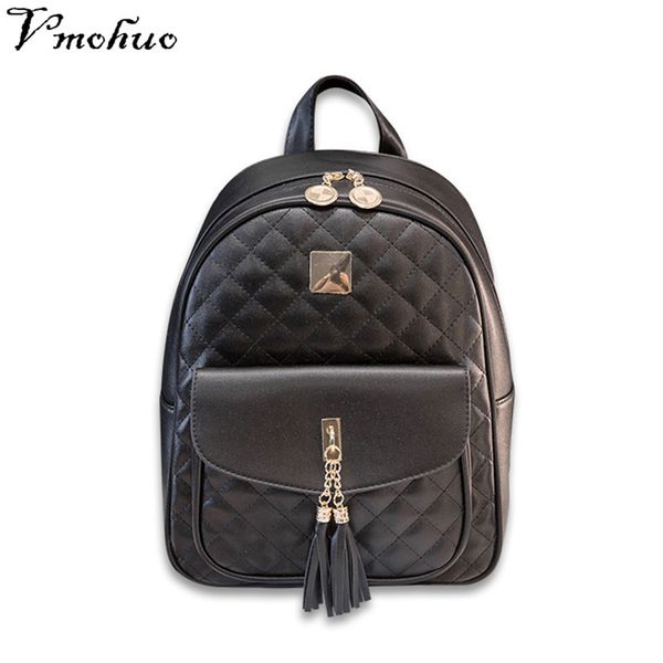 

VMOHUO Women's Backpack For Teenagers Girls Backpack Female Small Diamond Lattice Packbag Women Back Pack Bag Mochila Feminina Y18110201