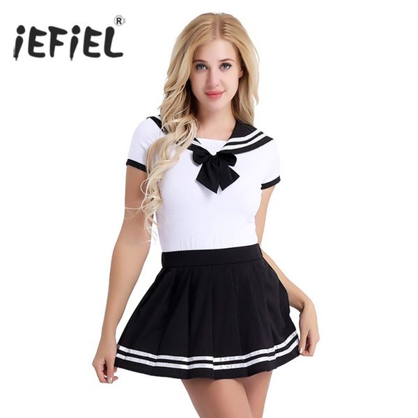 2019 Women Adult Cotton Baby Diaper Lover School Girls Snap Crotch Romper  With Mini Pleated Skirt Clubwear Costume Cosplay Sets Sexy From Beenling,  ...