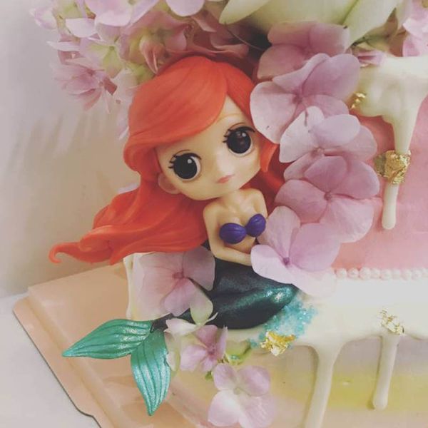 

princess cake er snow white alice mermaid figure cake decoration little princess girls birthday ers party supplies