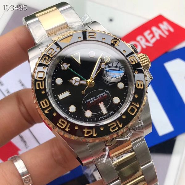 

F Self-owned watches TOP brand luxury GMTII series men's watch Sapphire ceramic 40MM watch Hong Kong automatic movement fashion brand