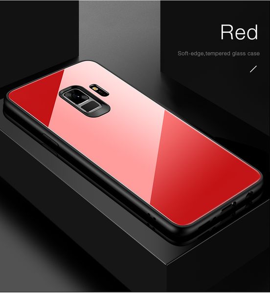 

2018 new coming for iphone 8 glass mirror back case ultra thin 9h hardness tempered glass case for samsung s9 tempered glass cover