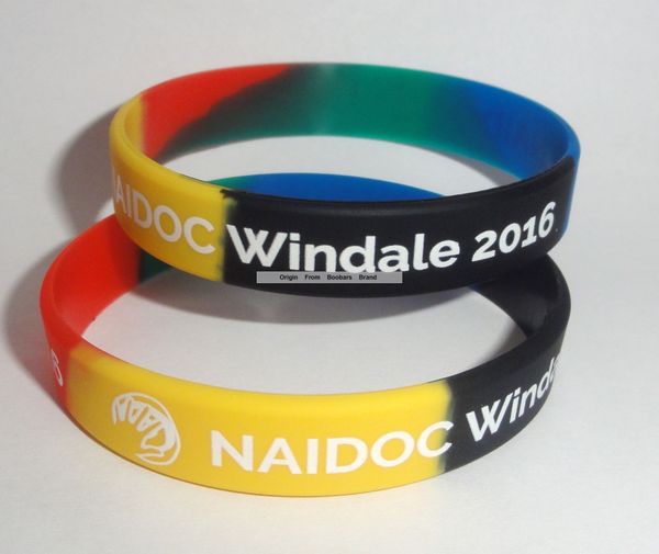 

promotion keyring swirl wristband silicone bracelets custom logo text print gift silicone bangles for charity, Golden;silver