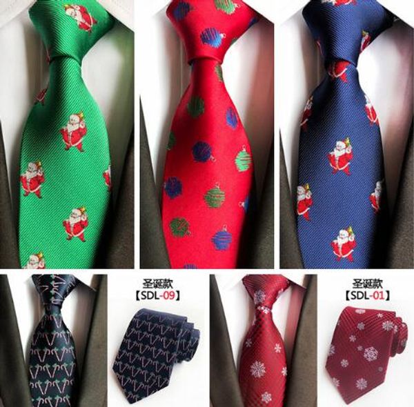 

1 шт. мужские рождественские шелковые галстуки дерево животных prinetd галстук жаккардовые плетение снеговики снежный узор 8 см галстуки гал, Blue;purple