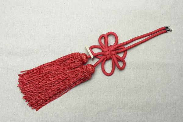 One Piece Jp Junction Produce Car Vip Red Black White Fusa Kiku Knots Good Luckly Knot For Car Rearview Mirror Interior Vehicle Accessories Interiors