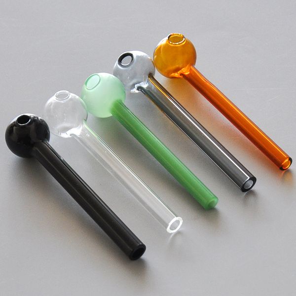 Tubo in vetro colorato per bruciatore a olio, mini cucchiaio, tubo in vetro Pyrex, tubo dritto in vetro, prezzo di fabbrica