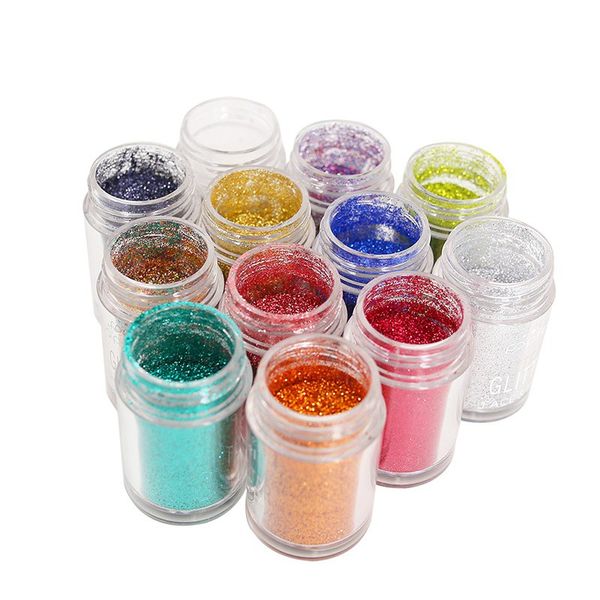 

18 colors new glitter eye shadow cosmetic make up diamond lips loose powder eyes makeup painted pigment powder2018r7