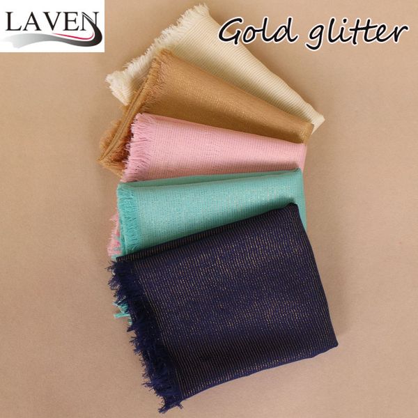 

women high quanlity gold glitter cotton lurex shawls hijab plain muslim shimmer headband 7 color scarves/scarf 180*70cm, Blue;gray