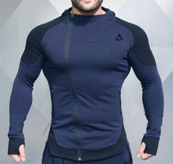 

men's sport jacket fall winter men sports running leisure sweater fitness sweater jacket running sports zipper jacket, White;black