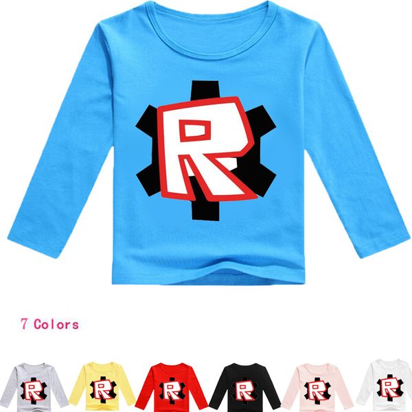 2020 2018 Girls Cartoon Roblox Pink T Shirts Kids Spring Clothes - t shirt roblox bow tie related keywords suggestions t