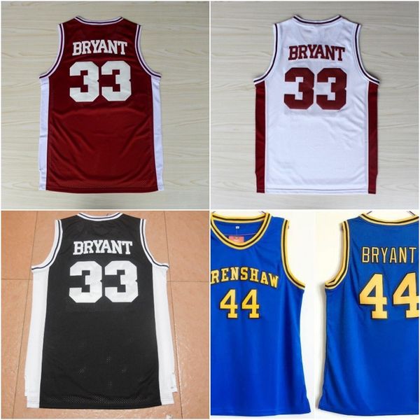 

33 kobe bryant lower merion red black white jer ey men kobe blue hightower cren haw high chool bryant ba ketball jer ey