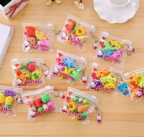 

new korean creative stationery correction supplies , student supplies erasers, prizes, imitation vegetables, fruit, etc eraser i198
