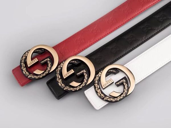 

Big large buckle genuine leather belt with designer belts men women high quality new mens belts luxury belt free shipping.