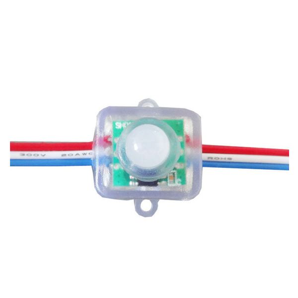 DC5V DC12V 12 milímetros WS2811 módulo de pixel levou luz IP68 impermeável corda cheia de cor RGB LED Natal luz endereçável como ucs1903 WS2801