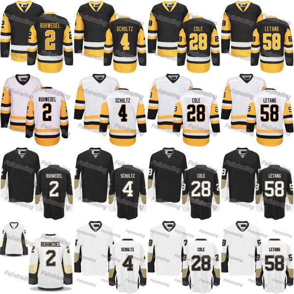 

2017 Hockey Jerseys 58 Kris Letang Ian Cole Olli Maatta Trevor Daley Chad Ruhwedel Cameron Gaunce Jersey
