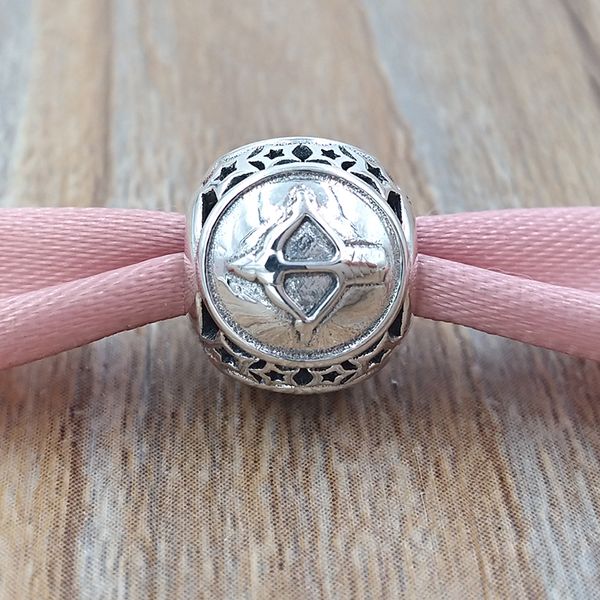Andy Jewel 925 Sterling Silber Perlen Schütze Sternzeichen Charms passend für europäischen Pandora-Stil Schmuck Armbänder Halskette 791944