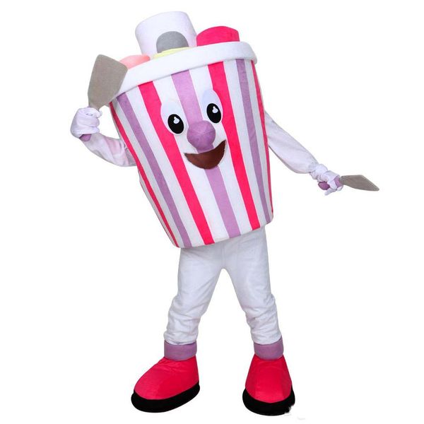 Alta qualità 2018 di gelati colorati di gelati colorati per adulti ad anime mascotte regalo di costume per la spedizione gratuita di feste di Halloween
