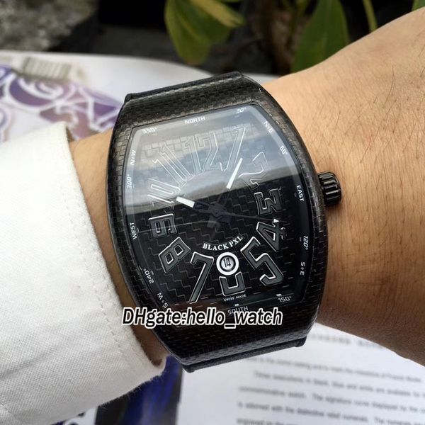 

new vanguard v45 sc dt black japan miyota automatic mens watch pxl pvd black cracked case nylon leather strap watches, Slivery;brown