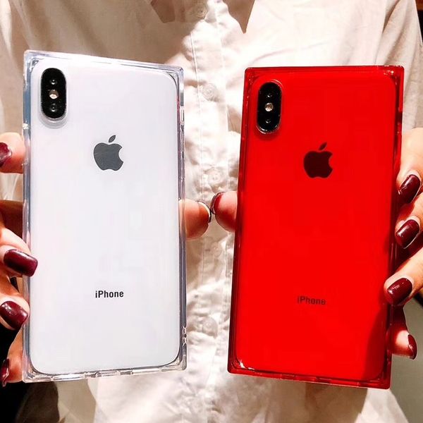 

YunRT Модный Мягкий Прозрачный Силиконовый Чехол для iPhone X 7 8 Plus Capa Ультра тонкий Про