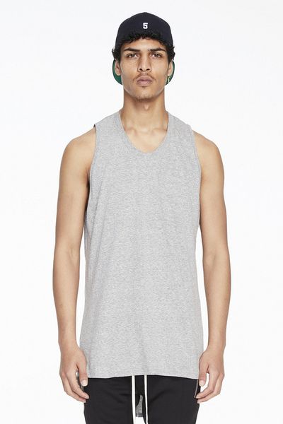 

summer cotton tank men fashion casual loose long camios hem curved black white grey solid tees sleeveless, White;black