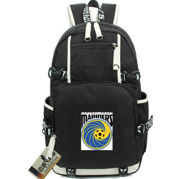 

coast backpack central mariners day pack cool football club school bag soccer knapsack laprucksack sport schoolbag out door daypack