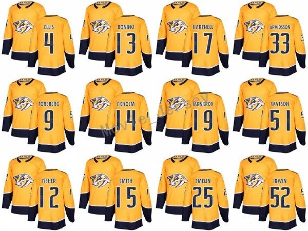 

2018 New Nashville Predators Jerseys 9 Filip Forsberg 33 Viktor Arvidsson 4 Ryan Ellis 12 Mike Fisher 17 Scott Hartnell 51 Austin Watson