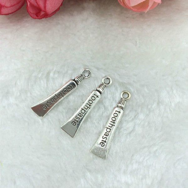 

античная серебряная зубная паста очарование кулон necklacebracelet аксессуары мода женщины мужчины ювелирные изделия оптовая уникальный пода, Bronze;silver
