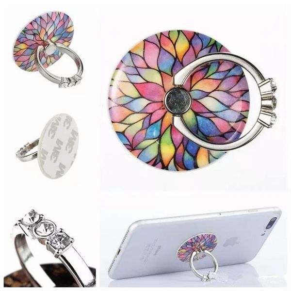 

Кольцо для мобильного телефона Кронштейн Lazy Stent Пряжка сотового телефона Металлическая полоса с бриллиантом Кольцо с пальцем 360 Поворот Универсальный держатель телефона на столе