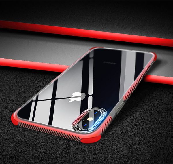 

new arrival tpu +tpe 2 in 1 hybrid dual layer for iphone 6 case clear shockproof phone case for 8 iphone case